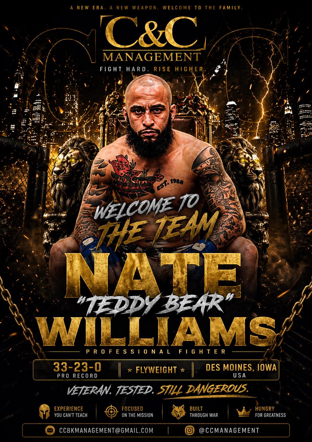 Nate "Teddy Bear" Williams